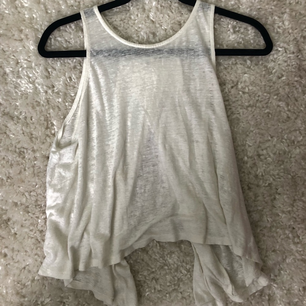 Open Back, Sheer Tank